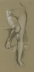 Study for Figure of Fortune. Mantelpiece