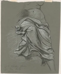 Study for "The Fates Gathering in the Stars"
