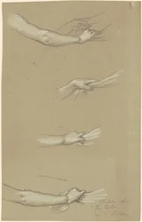 Study for "The Fates Gathering in the Stars"