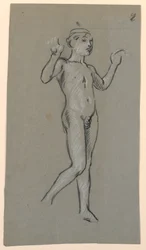 Figure Study for a Fountain Design