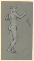 Figure Study for a Fountain Design