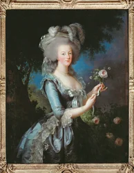 Portrait of Queen Marie-Antoinette, Also Called Marie Antoinette with a Rose
