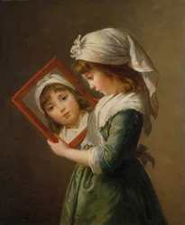 Julie Le Brun Looking in a Mirror