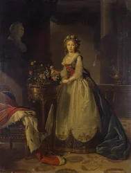 Portrait of Empress Elizabeth Alexeievna, Princess Louise of Baden, 1795