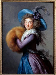 Portrait of Madame Mole Reymond, actress of the Italian Comedie