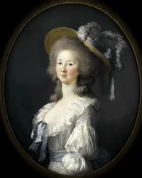 Portrait of Marie Louise of Savoy, Princess of Lamballe