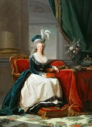 Portrait of Queen Marie Antoinette of France 1755-1793, ca 1788