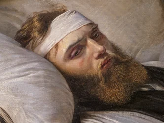 A Wounded Danish Soldier (detail)
