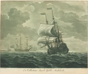 Shipping Scene from the Collection of Jacob Gibbs, 1720s