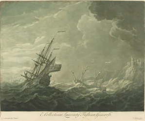 Shipping Scene from the Collection of Lawrence Fashion, 1720s