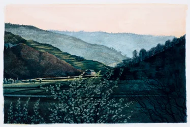 Fading Spring Sunlight in the Apennines