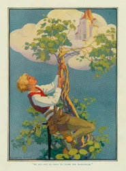 He Set out at Once to Climb the Beanstalk, from Stoke