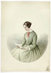 Portrait of Woman Reading