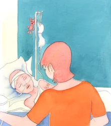 A mother with a seriously-sick child keeps loving her