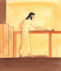 A person fulfilling duties for love of God is beautiful in God