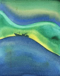 As a ship on the ocean is surrounded by water, so are we entirely surrounded and held up by God