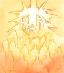 Saints and Angels support me as I offer evening praise