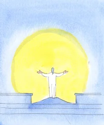 At every celebration of the Holy Sacrifice of the Mass, Christ is Really Present, praying for sinners, gazing towards the Father, just as when Christ once prayed from the Cross
