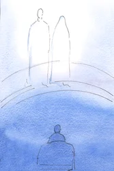 Christ and His Mother appeared to me, in glory, after Holy Communion. It was to encourage and console me