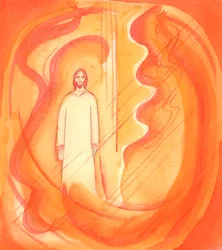 Christ our God is in Heaven now in His purity and power