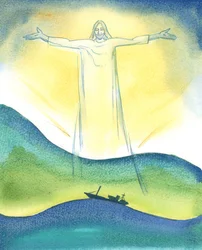 Christ our God was truly at work in the Creation of the Universe, with the Father and the Holy Spirit