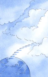 Christ taught me that by praying the Rosary, we climb a ladder to Heaven; each 