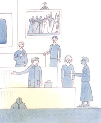 Christ wishes that more Catholics would be concerned about His honour, and would treat His house of prayer as a holy place, and not as a market-place or a pub, with loud chatter and little prayer