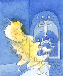 God is so powerful and Holy, it is as if He would crush us with His glory, were He to allow His fiery love to overwhelm us when we are unprepared, 2003