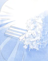 God welcomed his martyred monks to the company of the Saints. White blossoms decorated the entrance to glory