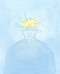 He had been transformed by his Holy Communion and by the prayer of a friend. On his forehead shone a new gem, which radiated an extraordinary light: sign of a particular virtue