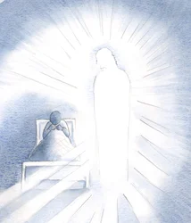 I remember Christ coming to me as a young adult: How blazing was His glory; how dark I saw my own soul to be, 2000