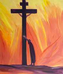 If Our Sufferings Make It Hard to Pray We Can Simply Lean on the Cross, Close to Christ, Resting in Him, and Patiently Endure Our Difficulties