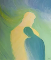 In Holy Communion we can simply lean on Christ’s heart in wordless gratitude and love