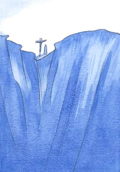 Our Lady endured grief and horror, watching her son at the very edge of the Abyss, before she was eventually glorified as the Mother of God, 2002