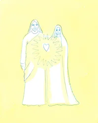 Our Lady shared Christ