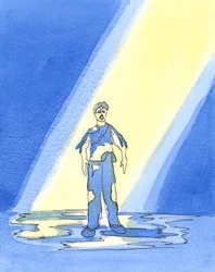 Some people, even though they have been saved, see clearly when they die how ill-prepared they are for Heaven, as if wearing filthy clothes - because they have neglected penance and prayer