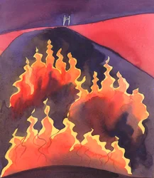 Someone who has been powerful in earthly life, yet cruel to the people in his care, finds, after death - if he has not repented - that he is in the power of the evil one, in Hell, experiencing the powerlessness once felt by people in his charge