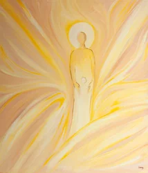 St Anne conceived in her womb the Immaculate One, like a host; the Virgin Mary, who would become the Mother of God