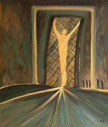 The Sacrifice of Jesus has made a living opening through the curtain to the Holy of Holies, to the light of God, so that we can enter Heaven