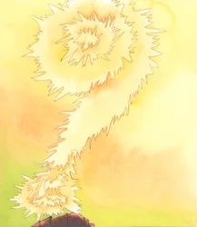 The glory of Heaven stretches infinitely, like a glorious sun