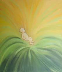 Through baptism Divine Life is poured into a child