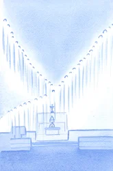 We do well to greet the Holy Angels who, on guard, praying, fill the Holy place which is our sanctuary