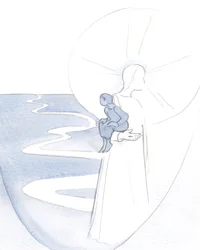 When I rely on Christ, in silent prayer, I am like a small child who is carried in His vitality and joy.