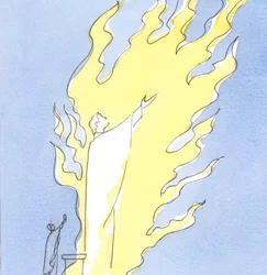 Whenever the Holy Sacrifice is offered from our altar, Christ Who is Present in sacramental form is praising the Father in the fiery love of the Holy Spirit
