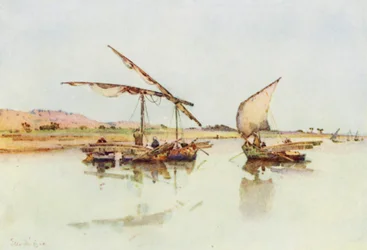 Fishing-Boats on the Nile