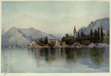 Varenna, Lago di Como, Illustration from 
