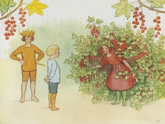 Lasse Liten in the Garden 1923