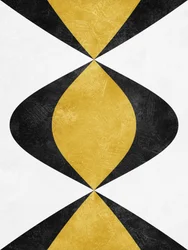 Black Gold Hourglass