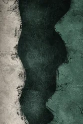 Deep Green Abstract Flow