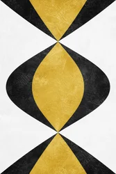 Modern Gold Hourglass